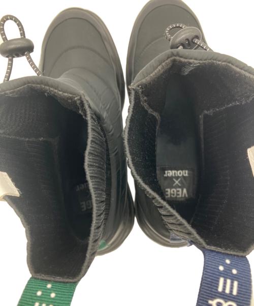 VEGE（ベジ）VEGE (ベジ) nouer (ヌエール) スノーブーツ ブラック サイズ:24.0cmの古着・服飾アイテム