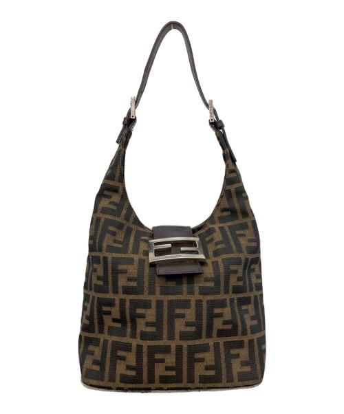 FENDI（フェンディ）FENDI (フェンディ) ズッカ柄マンバケット ブラウンの古着・服飾アイテム