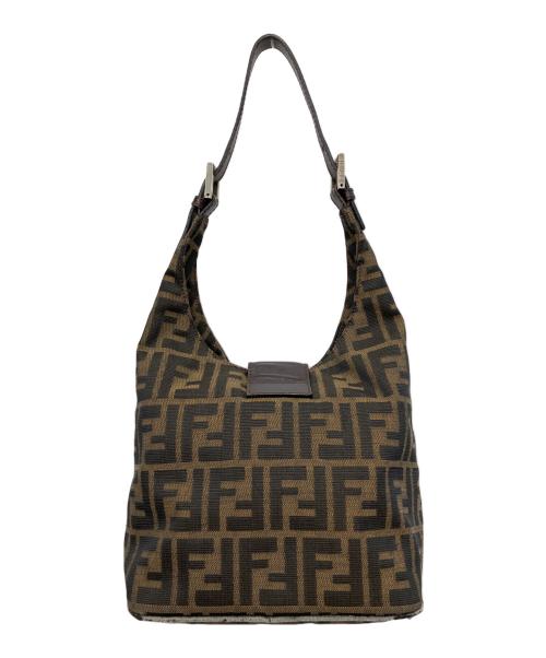 FENDI（フェンディ）FENDI (フェンディ) ズッカ柄マンバケット ブラウンの古着・服飾アイテム