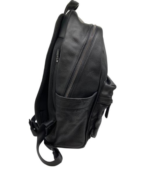SOMES SADDLE（ソメスサドル）SOMES SADDLE (ソメスサドル) シボ革レザービジネスリュック ブラックの古着・服飾アイテム