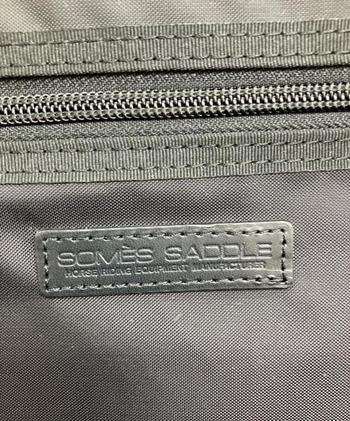 SOMES SADDLE（ソメスサドル）SOMES SADDLE (ソメスサドル) シボ革レザービジネスリュック ブラックの古着・服飾アイテム