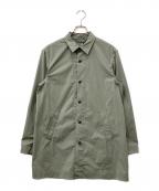 STEVEN ALANスティーブンアラン）の古着「PE STRC SHT COAT」｜グリーン