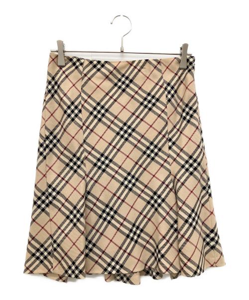 BURBERRY BLUE LABEL（バーバリー ブルー レーベル）BURBERRY BLUE LABEL (バーバリー ブルー レーベル) ノヴァチェックスカート ベージュ サイズ:Mの古着・服飾アイテム
