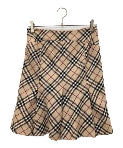 BURBERRY BLUE LABEL（バーバリー ブルー レーベル）BURBERRY BLUE LABEL (バーバリー ブルー レーベル) ノヴァチェックスカート ベージュ サイズ:Mの古着・服飾アイテム