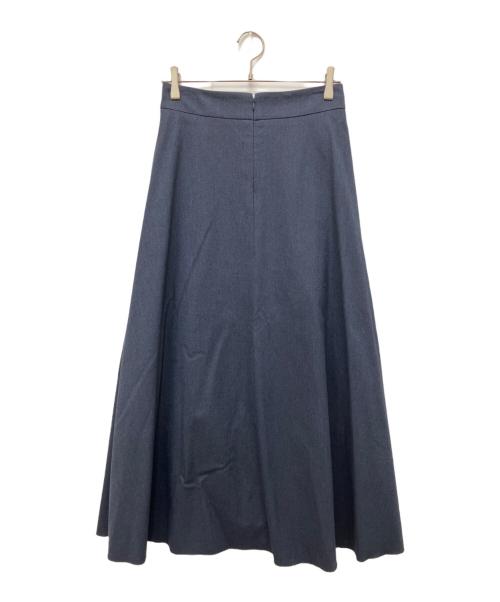 NOLLEY'S（ノーリーズ）NOLLEY'S (ノーリーズ) アシンメトリーデザインロングスカート ネイビー サイズ:Mの古着・服飾アイテム