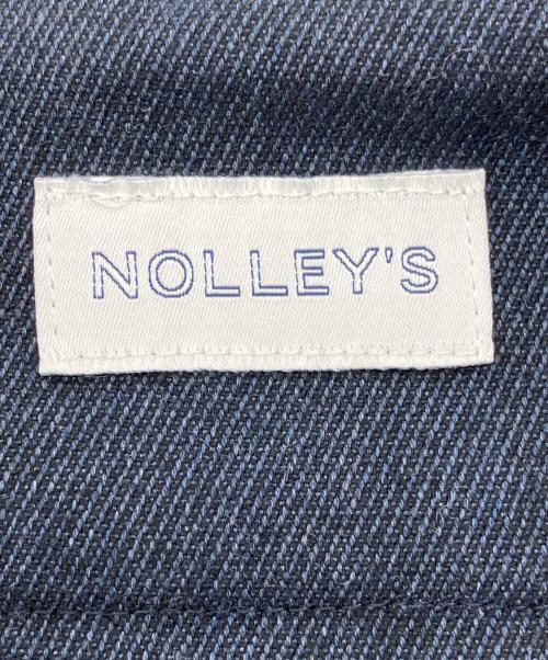 NOLLEY'S（ノーリーズ）NOLLEY'S (ノーリーズ) アシンメトリーデザインロングスカート ネイビー サイズ:Mの古着・服飾アイテム