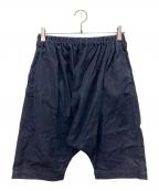 tricot COMME des GARCONSトリココムデギャルソン）の古着「12SS Cotton indigo Sarouel Easy Shorts」｜インディゴ