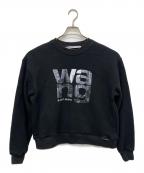 ALEXANDER WANGアレキサンダー・ワン）の古着「ロゴスウェット」｜ブラック