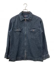 CHAPS RALPH LAUREN（チャップス ラルフローレン）の古着「ジップアップデニムジャケット」｜インディゴ