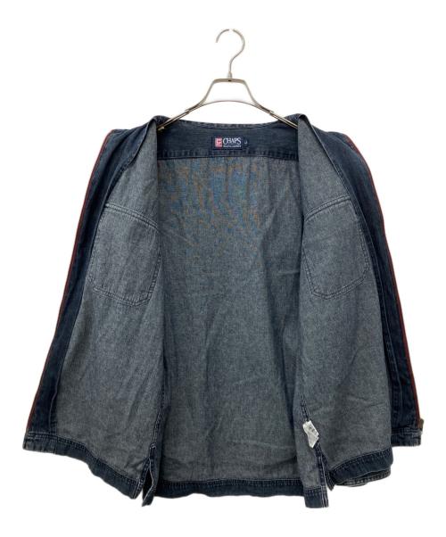 CHAPS RALPH LAUREN（チャップス ラルフローレン）CHAPS RALPH LAUREN (チャップス ラルフローレン) ジップアップデニムジャケット インディゴ サイズ:Lの古着・服飾アイテム