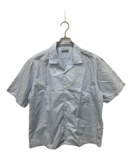 COMME des GARCONS HOMME（コムデギャルソン オム）COMME des GARCONS HOMME (コムデギャルソン オム) Check期 オープンカラーシャツ スカイブルー サイズ:不明の古着・服飾アイテム