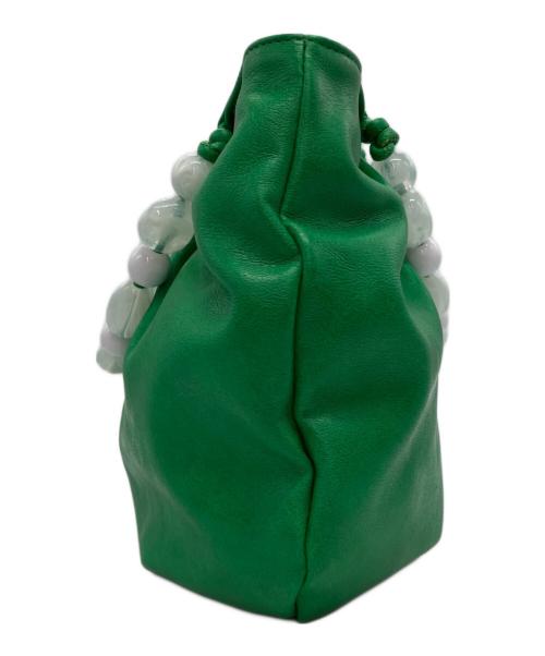 ear PAPILLONNER（イアパピヨネ）ear PAPILLONNER (イアパピヨネ) 2WAYショルダーバッグ グリーンの古着・服飾アイテム