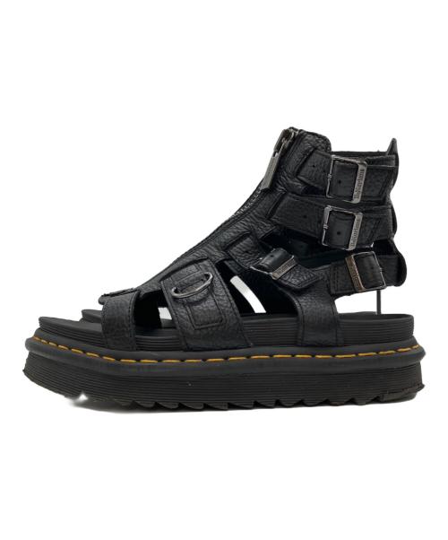Dr.Martens（ドクターマーチン）Dr.Martens (ドクターマーチン) レザーストラップサンダル ブラック サイズ:UK6の古着・服飾アイテム