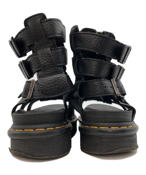 Dr.Martens（ドクターマーチン）Dr.Martens (ドクターマーチン) レザーストラップサンダル ブラック サイズ:UK6の古着・服飾アイテム