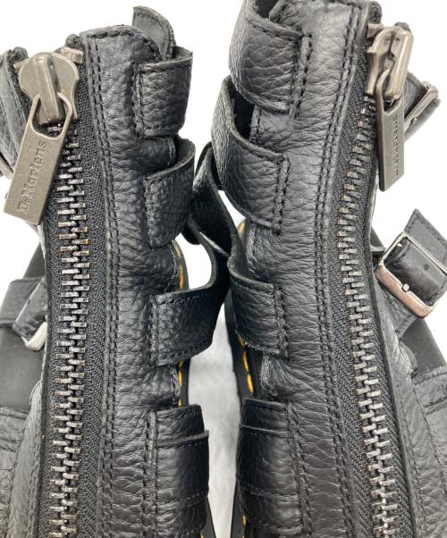 Dr.Martens（ドクターマーチン）Dr.Martens (ドクターマーチン) レザーストラップサンダル ブラック サイズ:UK6の古着・服飾アイテム