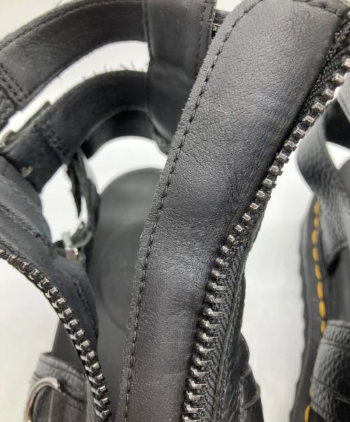 Dr.Martens（ドクターマーチン）Dr.Martens (ドクターマーチン) レザーストラップサンダル ブラック サイズ:UK6の古着・服飾アイテム