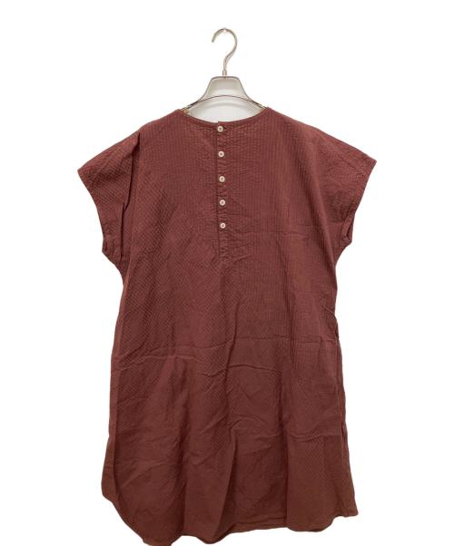 YACCO MARICARD（ヤッコマリカルド）YACCO MARICARD (ヤッコマリカルド) ノースリーブワンピース ワインレッド サイズ:Mの古着・服飾アイテム