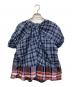 tricot COMME des GARCONS (トリココムデギャルソン) 11ss チェック切替変形ブラウス ネイビー サイズ:M：6000円