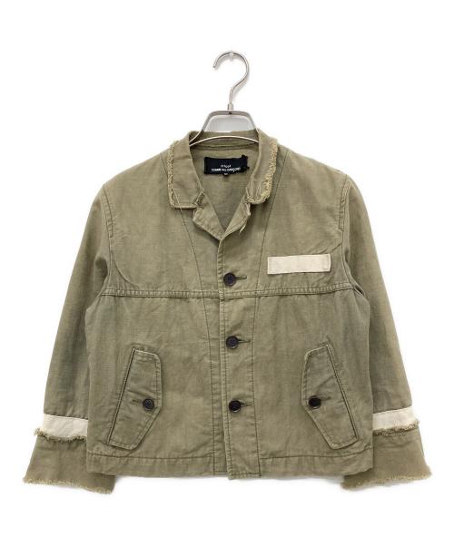 tricot COMME des GARCONS（トリココムデギャルソン）tricot COMME des GARCONS (トリココムデギャルソン) 07AW アンクルミリタリージャケット オリーブ サイズ:Mの古着・服飾アイテム