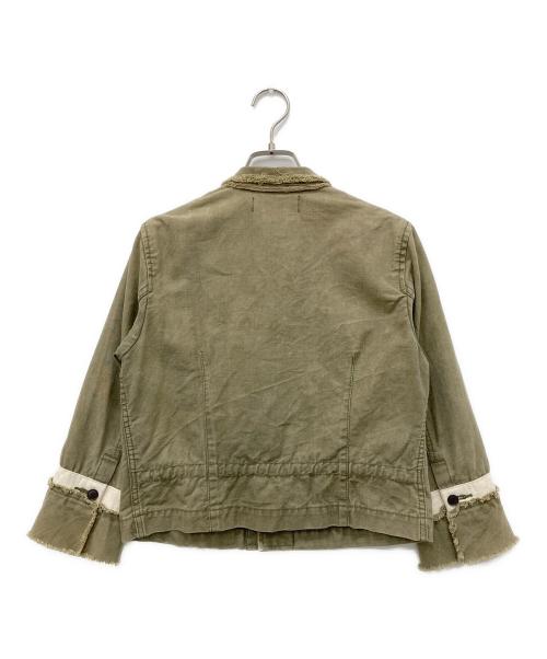 tricot COMME des GARCONS（トリココムデギャルソン）tricot COMME des GARCONS (トリココムデギャルソン) 07AW アンクルミリタリージャケット オリーブ サイズ:Mの古着・服飾アイテム