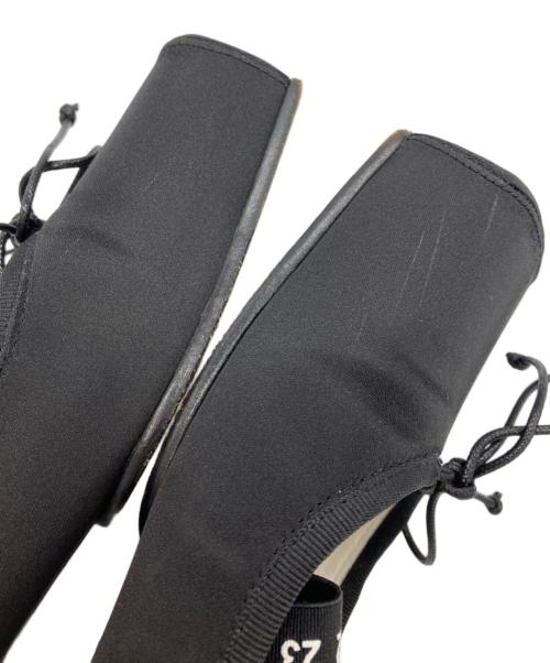 MM6 Maison Margiela（エムエムシックスメゾンマルジェラ）MM6 Maison Margiela (エムエムシックスメゾンマルジェラ) バレエシューズ ブラック サイズ:37の古着・服飾アイテム