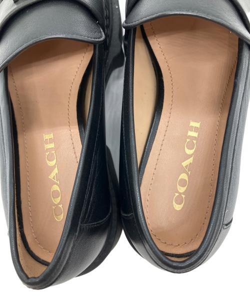 COACH（コーチ）COACH (コーチ) リア ローファー ブラック サイズ:23.5cmの古着・服飾アイテム