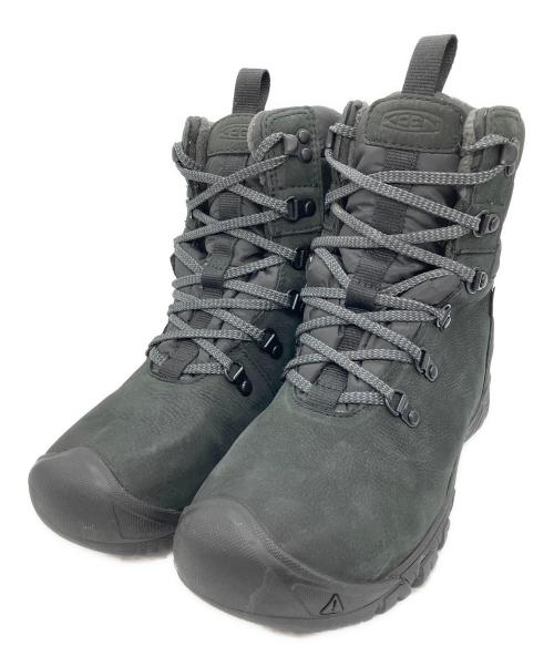 KEEN（キーン）KEEN (キーン) グレタブーツ ウォータープルーフ ブラック サイズ:24.5cmの古着・服飾アイテム