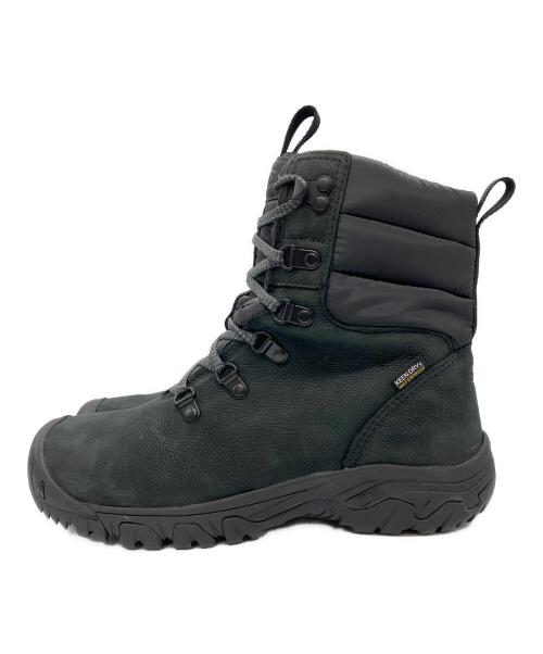 KEEN（キーン）KEEN (キーン) グレタブーツ ウォータープルーフ ブラック サイズ:24.5cmの古着・服飾アイテム