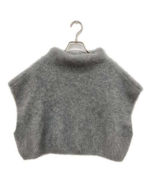 Spick and Span（スピック＆スパン）Spick and Span (スピック＆スパン) クロップドファーニットベスト グレー サイズ:表記無しの古着・服飾アイテム