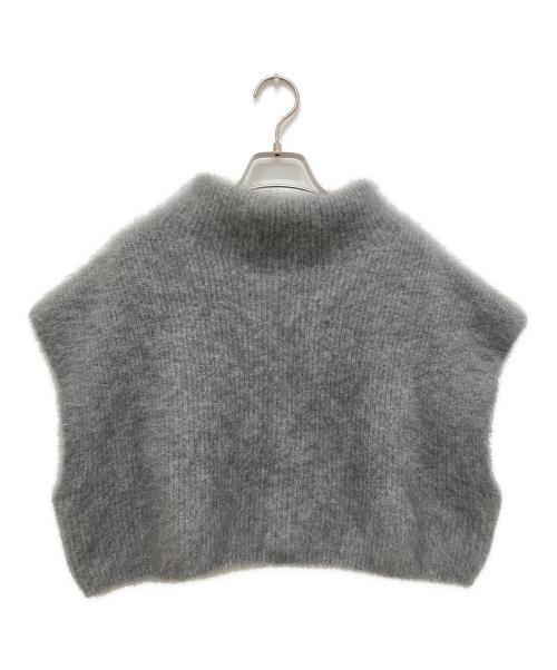 Spick and Span（スピック＆スパン）Spick and Span (スピック＆スパン) クロップドファーニットベスト グレー サイズ:表記無しの古着・服飾アイテム