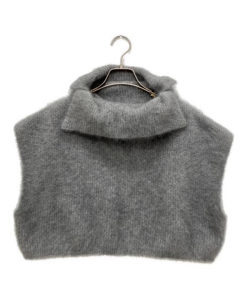 Spick and Span（スピック＆スパン）Spick and Span (スピック＆スパン) クロップドファーニットベスト グレー サイズ:表記無しの古着・服飾アイテム