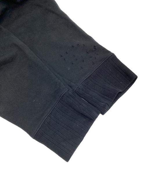 DIESEL（ディーゼル）DIESEL (ディーゼル) ダメージ加工スウェット ブラック サイズ:Lの古着・服飾アイテム