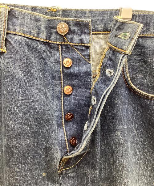EVISU（エヴィス）EVISU (エヴィス) カモメプリントデニムパンツ インディゴ サイズ:36の古着・服飾アイテム