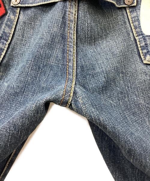 EVISU（エヴィス）EVISU (エヴィス) カモメプリントデニムパンツ インディゴ サイズ:36の古着・服飾アイテム