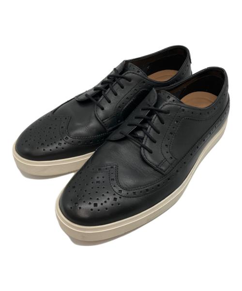 CLARKS（クラークス）CLARKS (クラークス) ウイングチップレザーシューズ ブラック サイズ:26の古着・服飾アイテム