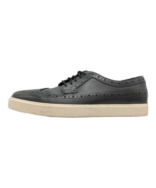 CLARKS（クラークス）CLARKS (クラークス) ウイングチップレザーシューズ ブラック サイズ:26の古着・服飾アイテム