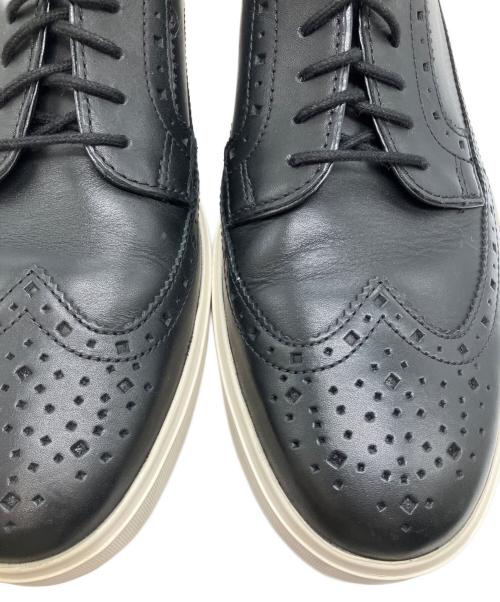CLARKS（クラークス）CLARKS (クラークス) ウイングチップレザーシューズ ブラック サイズ:26の古着・服飾アイテム