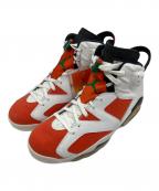 NIKEナイキ）の古着「Jordan 6 Retro "Gatorade Like Mike White"」｜ホワイト×オレンジ