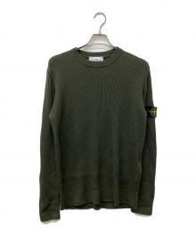 STONE ISLAND（ストーンアイランド）の古着「25FW プルリブ RWS ウール ニット」｜グリーン