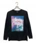 stussy（ステューシー）の古着「ワールドツアーグラフィックカットソー」｜ブラック