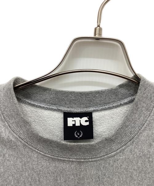 FTC（エフティーシー）FTC (エフティーシー) ロゴ刺繍スウェット グレー サイズ:Lの古着・服飾アイテム