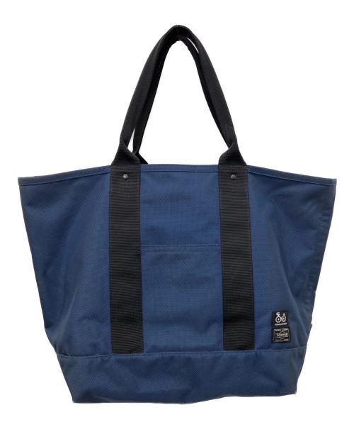 PORTER（ポーター）PORTER (ポーター) KINASHI CYCLE (キナシサイクル) トートバッグ ブルーの古着・服飾アイテム