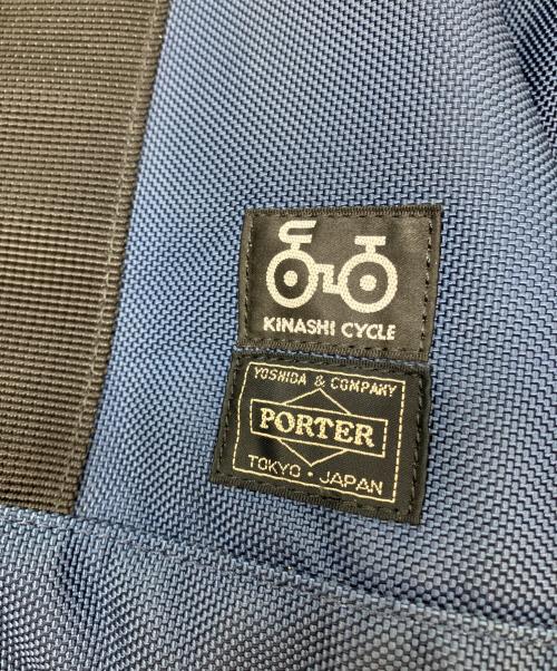 PORTER（ポーター）PORTER (ポーター) KINASHI CYCLE (キナシサイクル) トートバッグ ブルーの古着・服飾アイテム