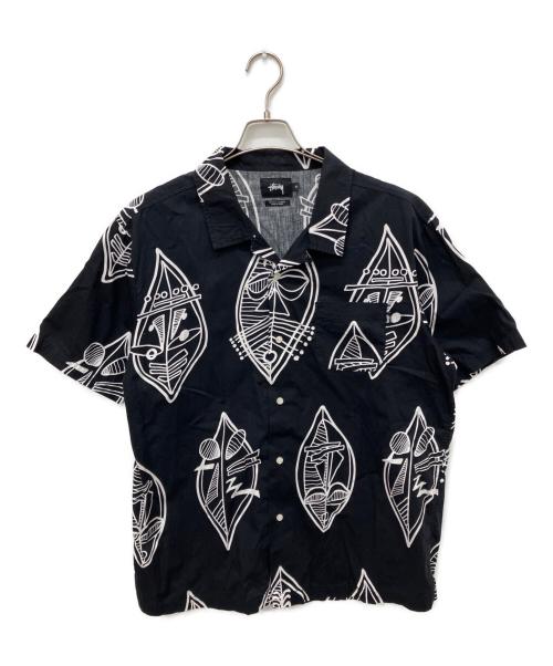 stussy（ステューシー）stussy (ステューシー) 半袖シャツ ブラック サイズ:XLの古着・服飾アイテム