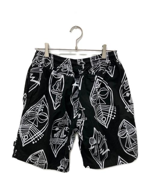 stussy（ステューシー）stussy (ステューシー) ハーフパンツ ブラック サイズ:Lの古着・服飾アイテム