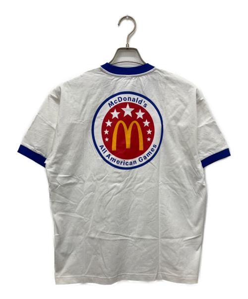 adidas（アディダス）adidas (アディダス) McDonald's All American Games Tee ホワイト×ブルー サイズ:XL 未使用品の古着・服飾アイテム