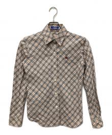 BURBERRY BLUE LABEL（バーバリー ブルー レーベル）の古着「ノヴァチェックシャツ」｜ベージュ