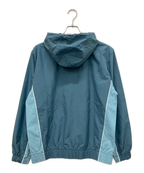 NEW BALANCE（ニューバランス）NEW BALANCE (ニューバランス) リニアグラフィックウーブンジャケット ブルー サイズ:Mの古着・服飾アイテム