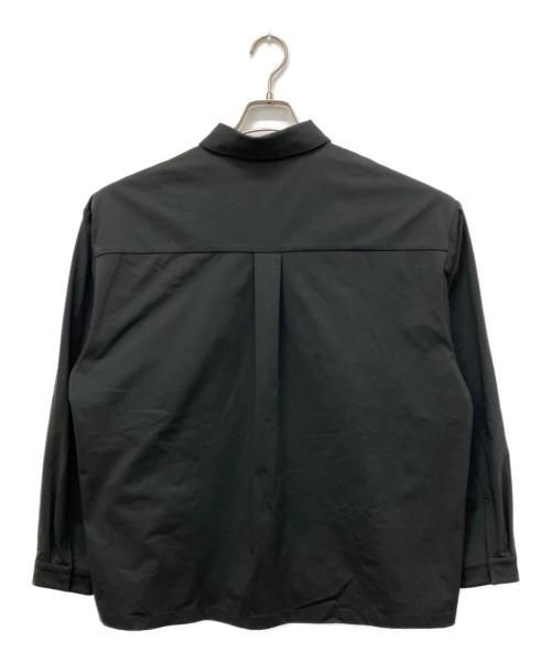 NEW BALANCE（ニューバランス）NEW BALANCE (ニューバランス) ロングスリーブメッシュニットシャツ ブラック サイズ:Lの古着・服飾アイテム