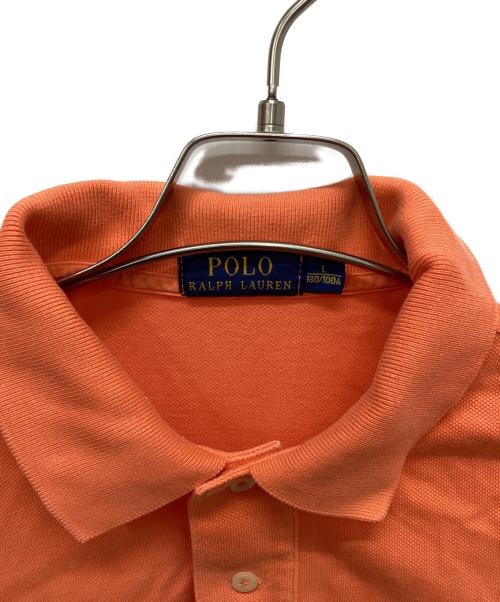 POLO RALPH LAUREN（ポロ・ラルフローレン）POLO RALPH LAUREN (ポロ・ラルフローレン) グラデーションポロシャツ オレンジ×ホワイト サイズ:Lの古着・服飾アイテム